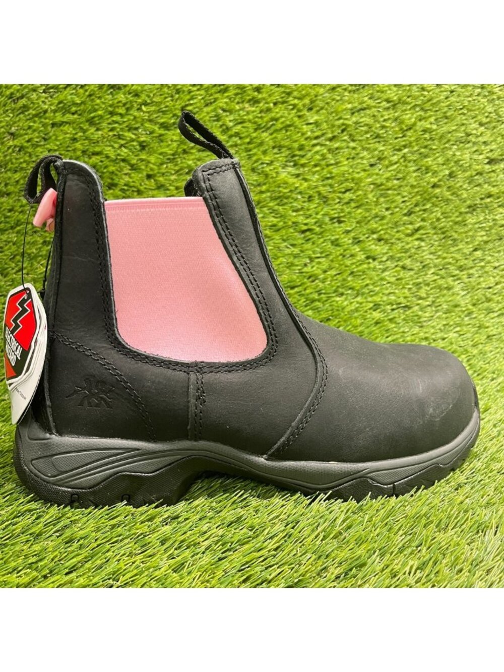 Moxie Trades Angel Womens Size 8 Black Composite Toe Safety Work Chelsea Boots
